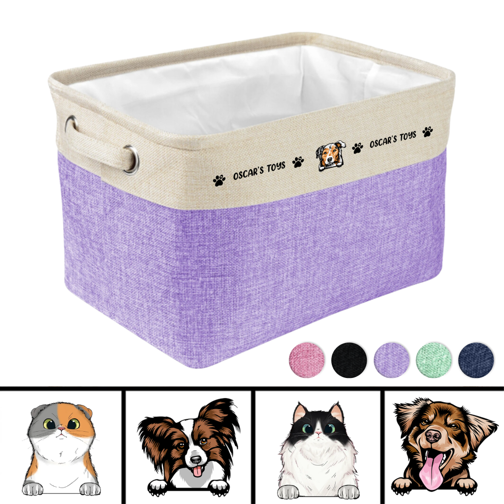 Dog Toy Basket from Label Realm