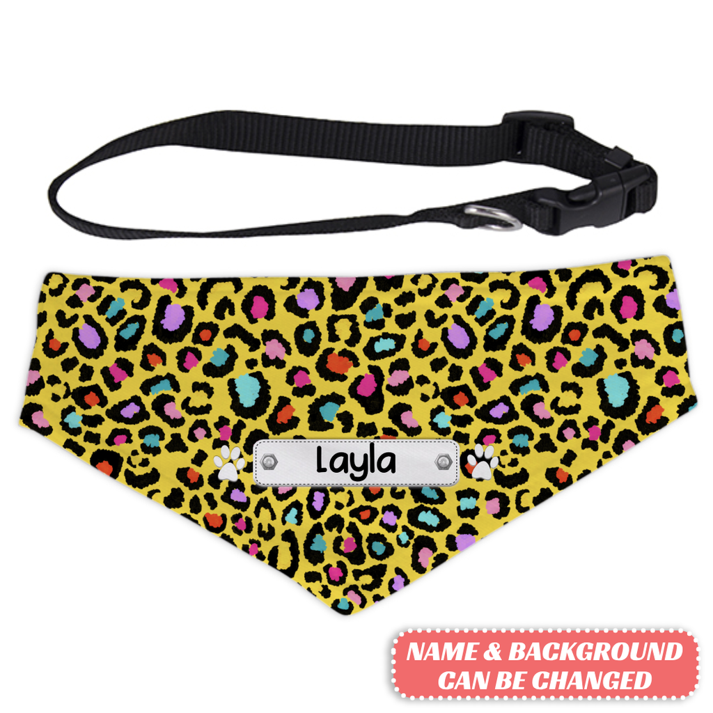 Personalised Dog Scarf With Collar our Pet