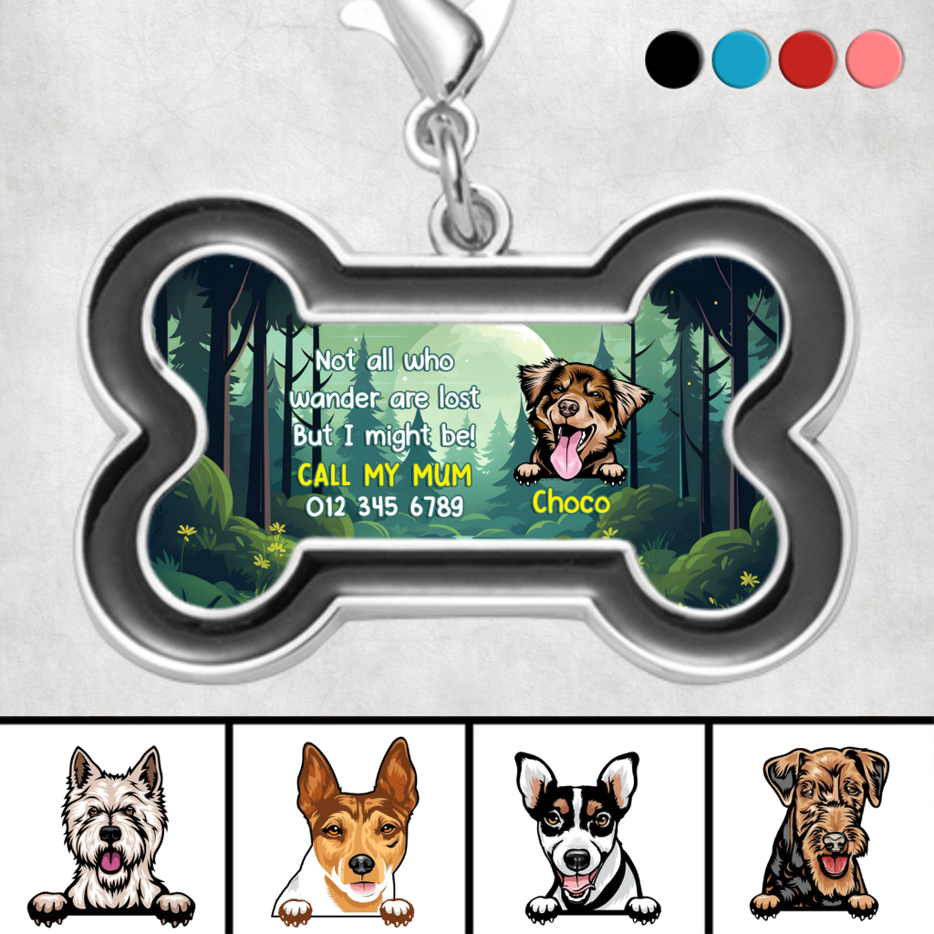 Label Realm Dog Mum Dog Dad -