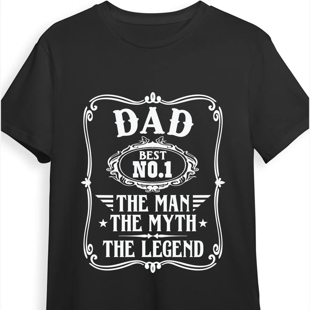 "Vintage Best Dad" Men's Shirt - Father's Day Gift Idea