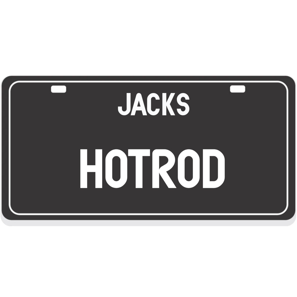 Text Novelty Number Plate from Label Realm 